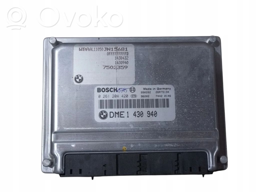 BMW 3 E46 Dzinēja vadības bloks 