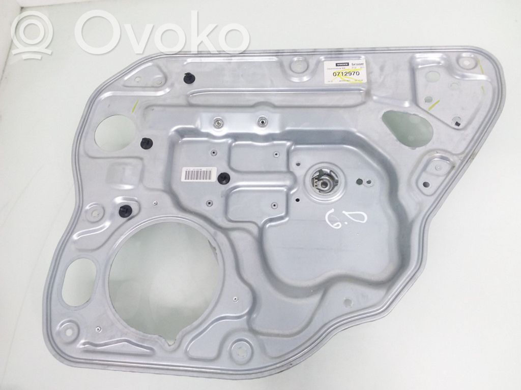 Volvo V50 Mechanizm podnoszenia szyby tylnej bez silnika 