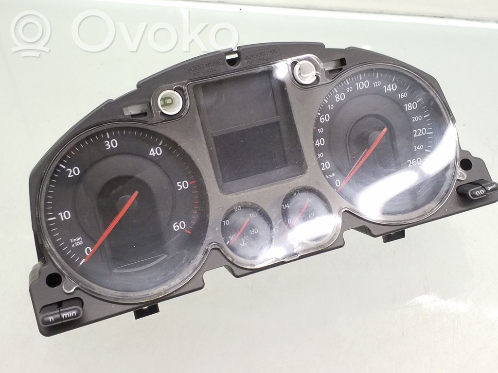 Volkswagen PASSAT B6 Vitezometru (grup de instrumente) 