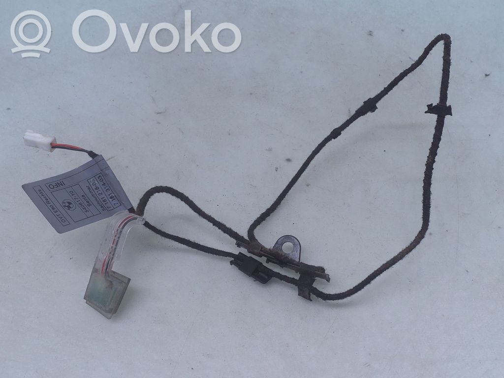 BMW 3 E90 E91 Podświetlenie klamek zewnętrznych drzwi tylnych 