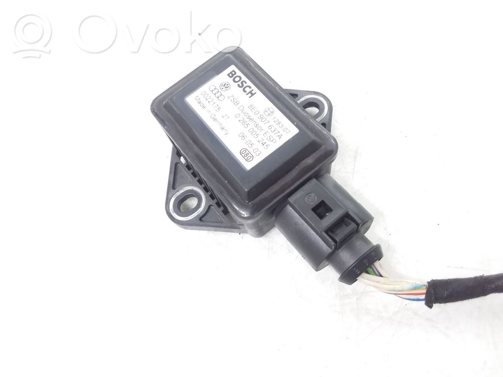 ESP Drehratensensor Querbeschleunigungssensor   8E0907637A,0265005245