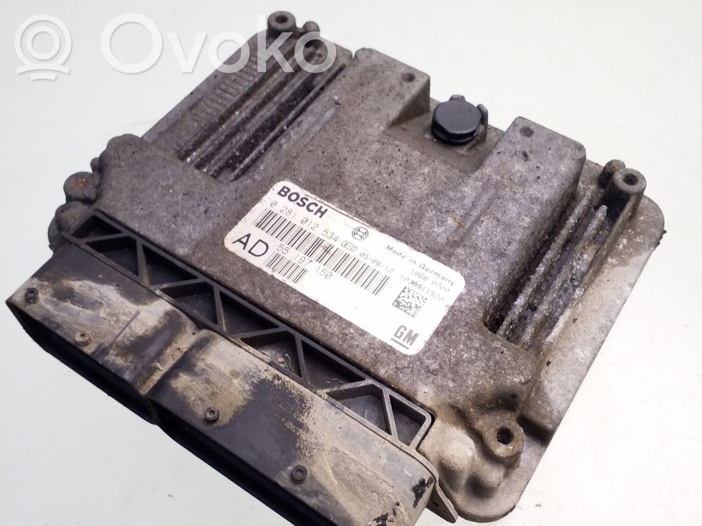 Unidad de control/módulo del motor   0281012534,55197150