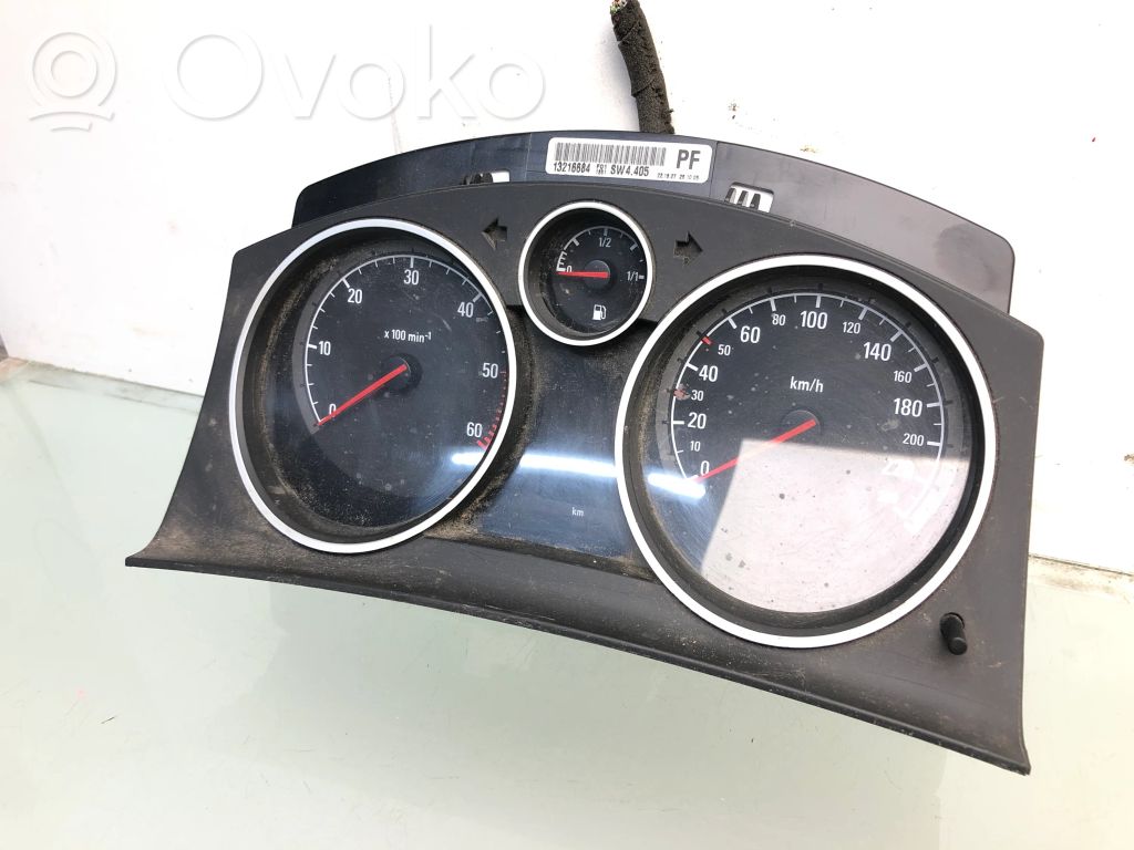 Opel Zafira B Tachimetro (quadro strumenti)