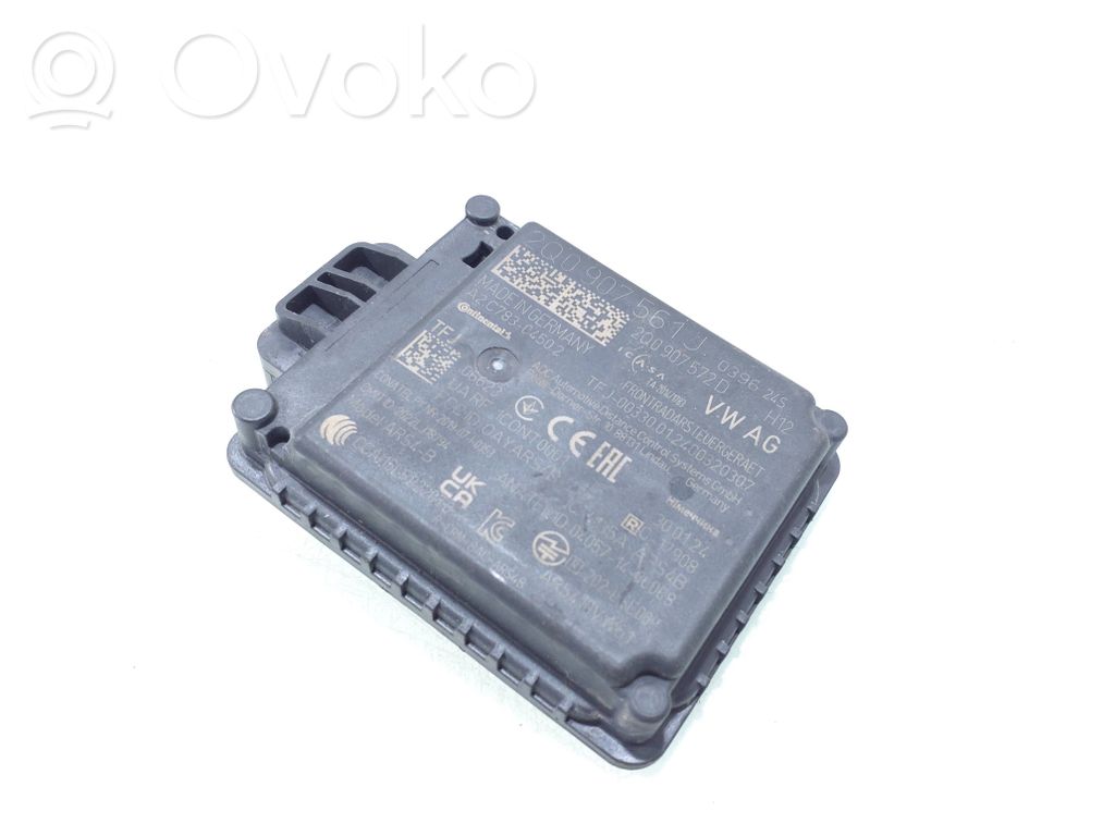Sensor de radar Distronic   2Q0907561J,2Q0907572D