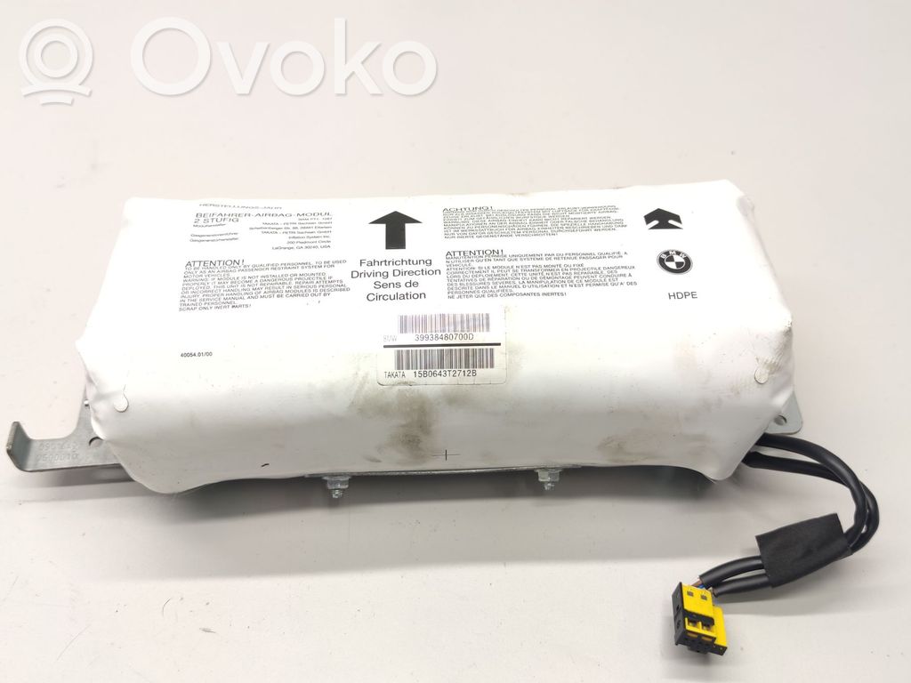 BMW 3 E46 Pasažiera drošības spilvens 