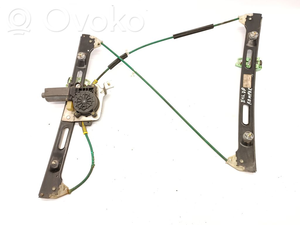 BMW 3 E46 Front door window regulator with motor 