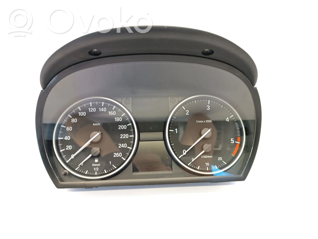 BMW 3 E90 E91 Speedometer (instrument cluster) 