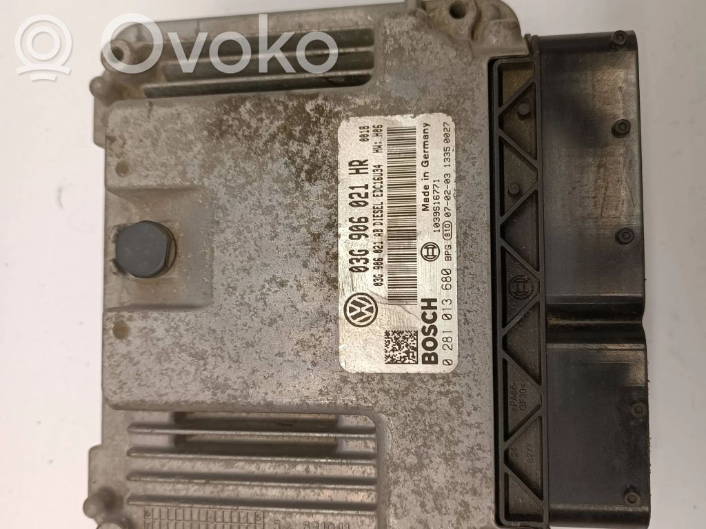 Volkswagen Caddy Engine control unit/module 
