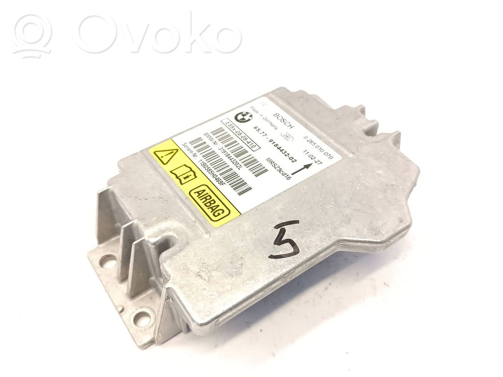 Airbag control unit/module   9184432,31918443202L,0285010070,65779184432,6577918443202,65779184432,6577918443202