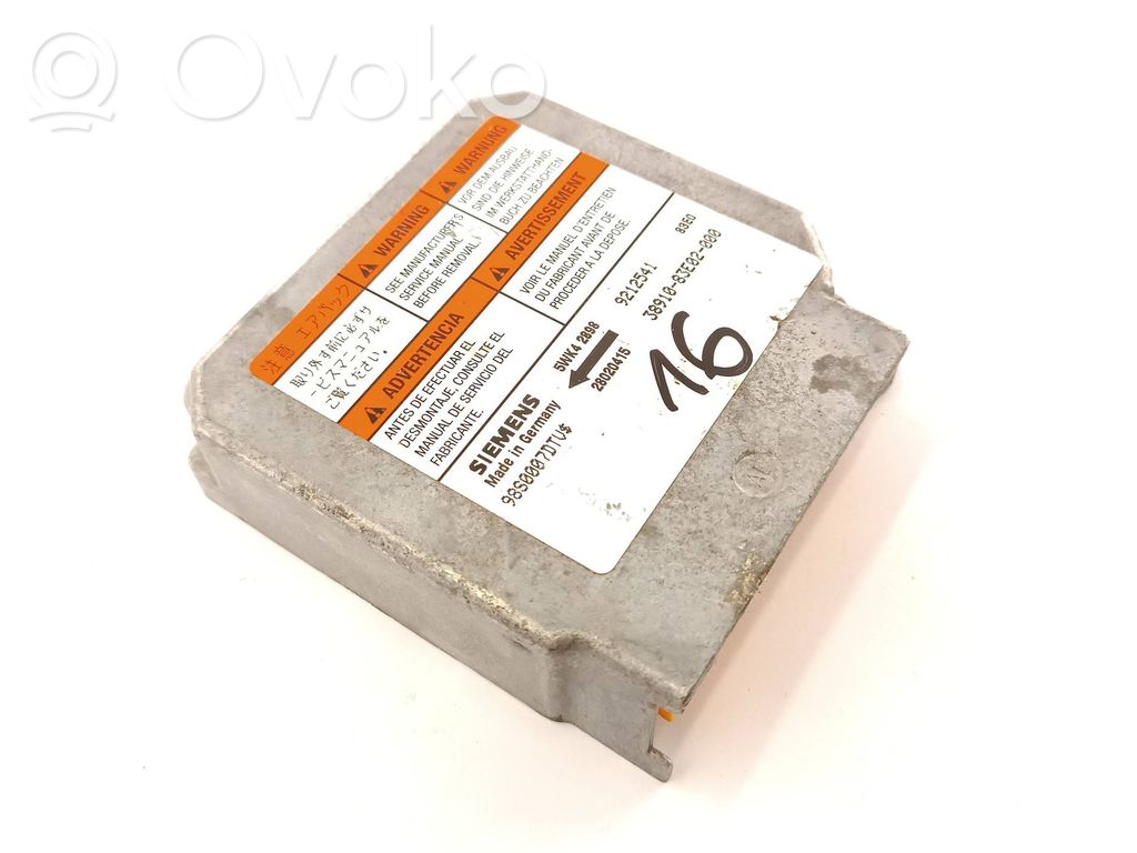 Opel Agila A Airbag control unit/module 