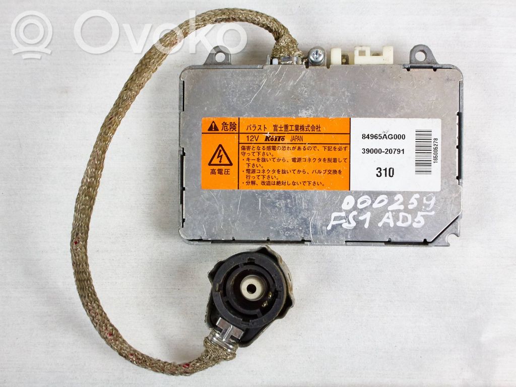 Subaru Legacy Module de ballast de phare Xenon 