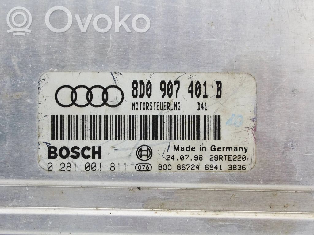 Audi A4 S4 B5 8D Engine control unit/module 