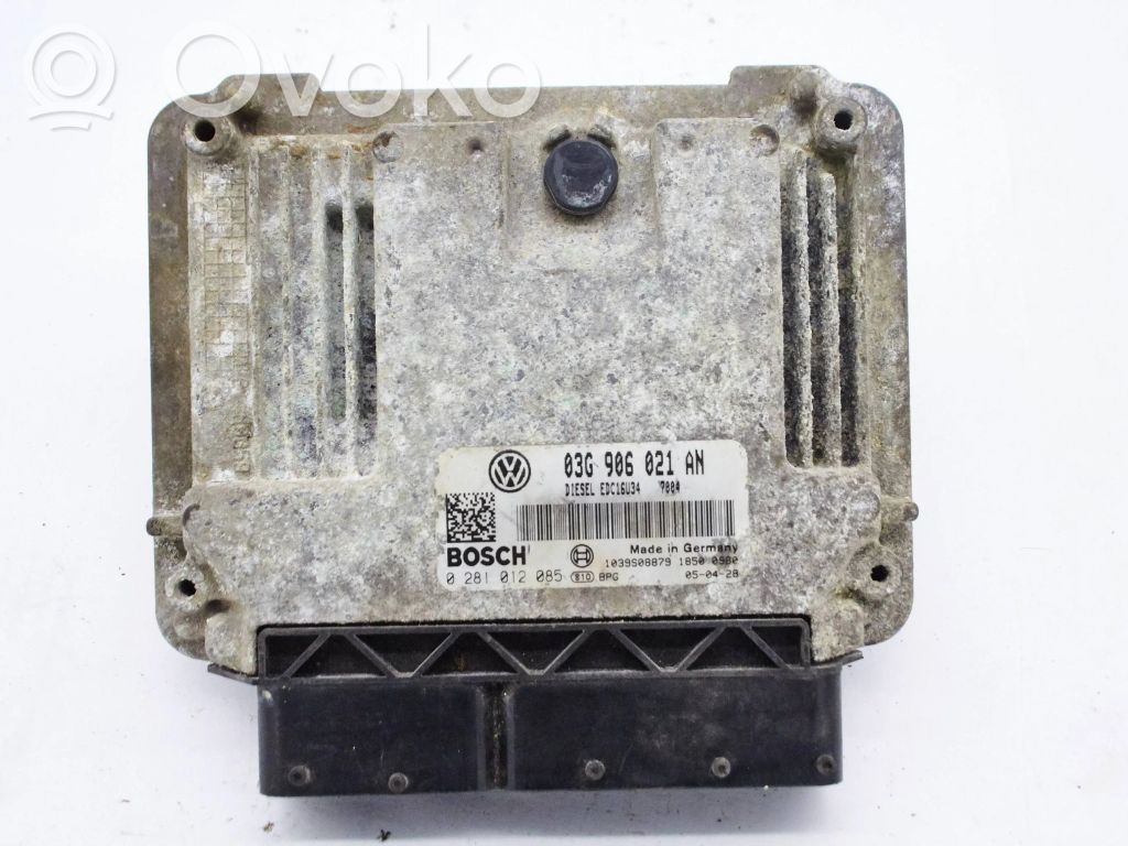 Engine control unit/module   03G906021AN,0281012085