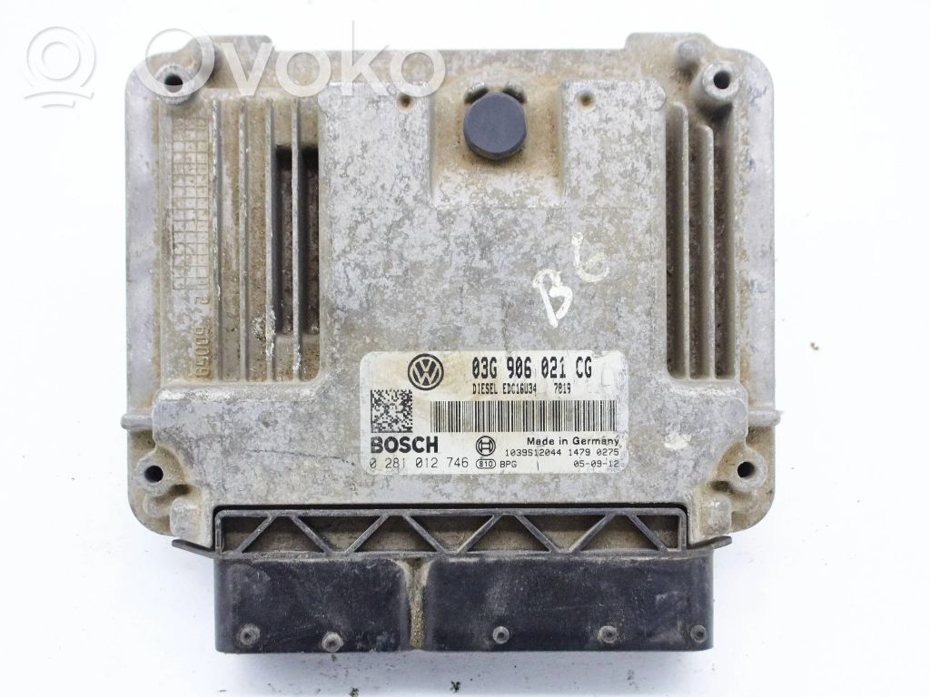 Engine control unit/module   03G906021CG,0281012746