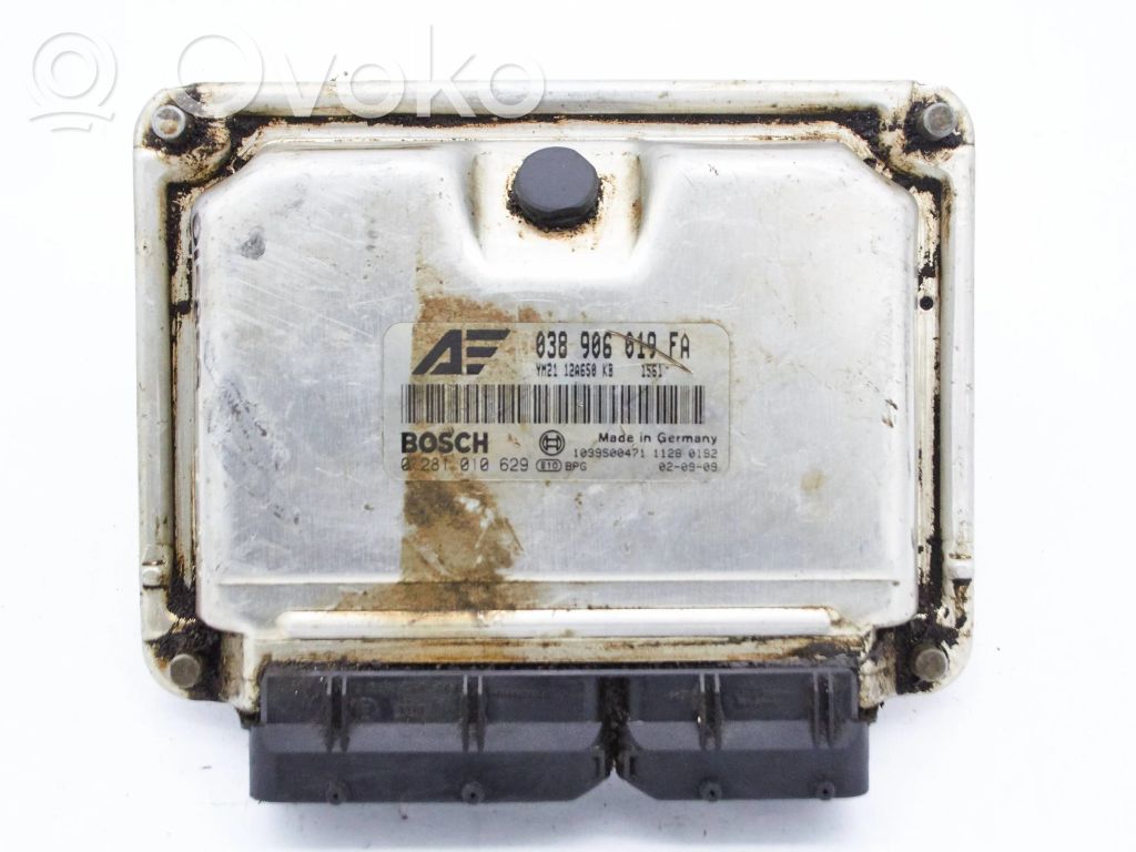 Unidad de control/módulo del motor   038906619FA,0281010629