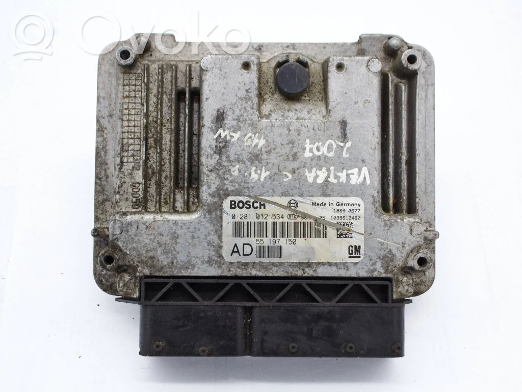 Engine control unit/module   55197150,0281012534