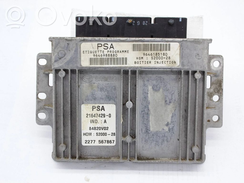 Peugeot 307 Engine control unit/module 