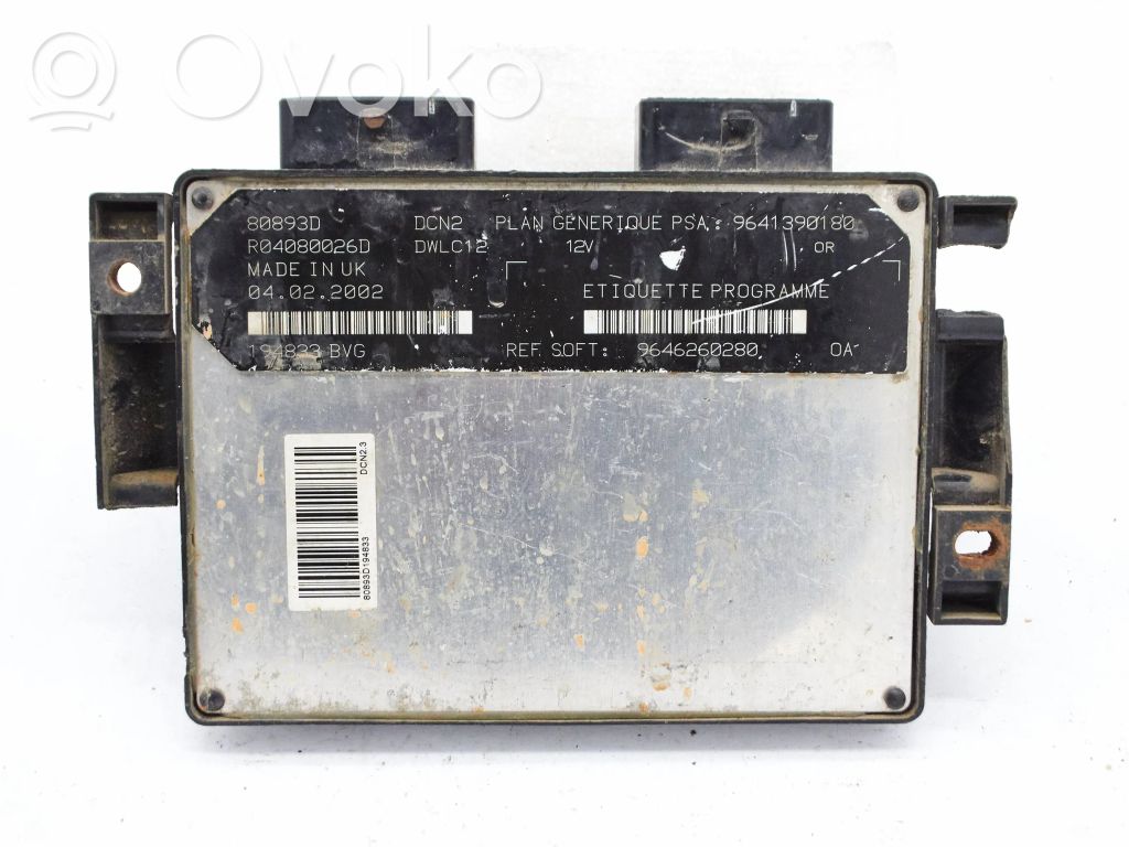 Citroen Berlingo Engine control unit/module 