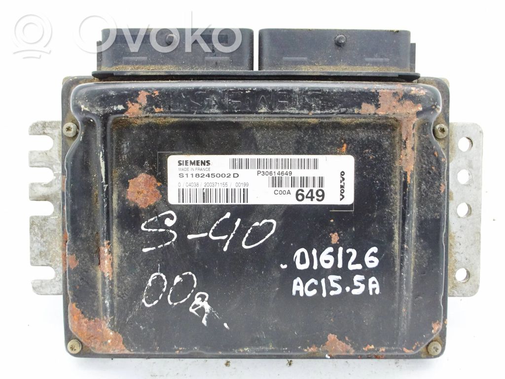 Volvo S40, V40 Other control units/modules 