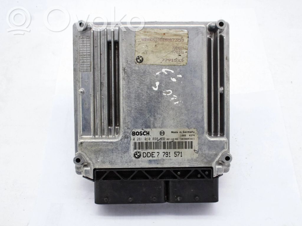 BMW 7 E65 E66 Engine control unit/module 