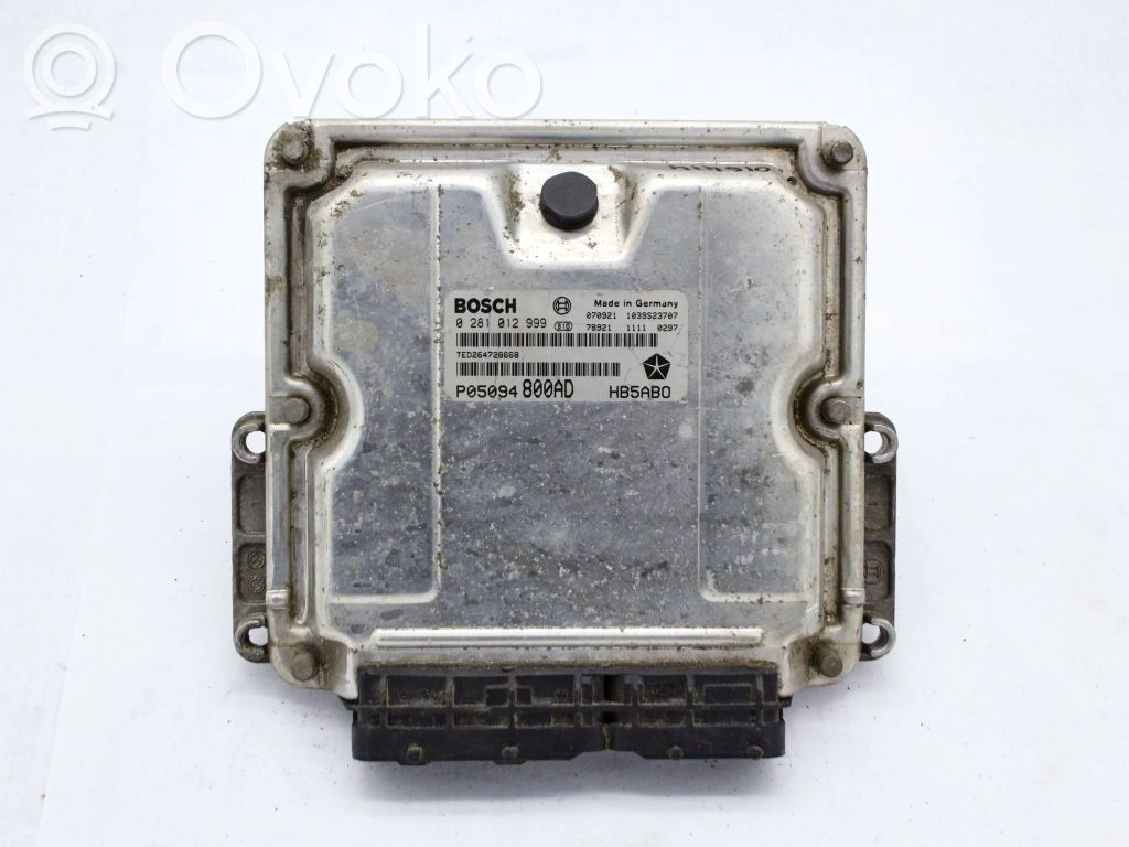 Chrysler Grand Voyager IV Engine control unit/module 