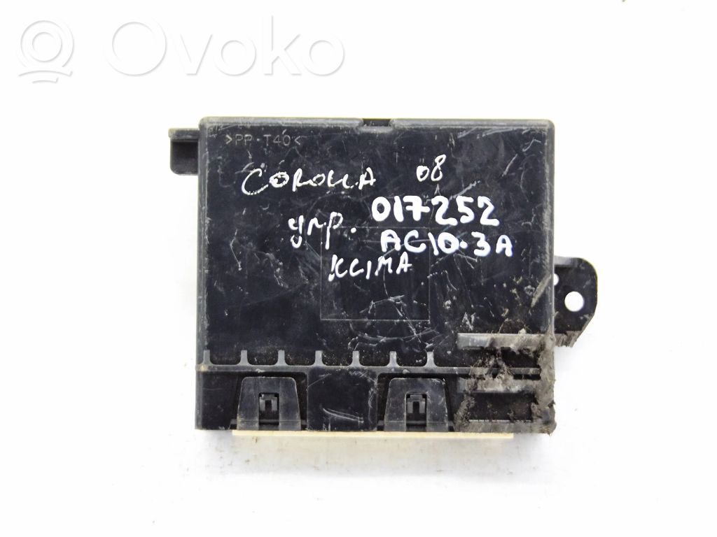 Toyota Corolla Verso AR10 Other control units/modules 