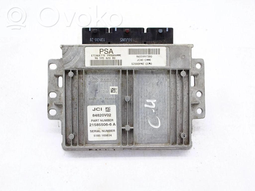 Citroen C4 I Engine control unit/module 