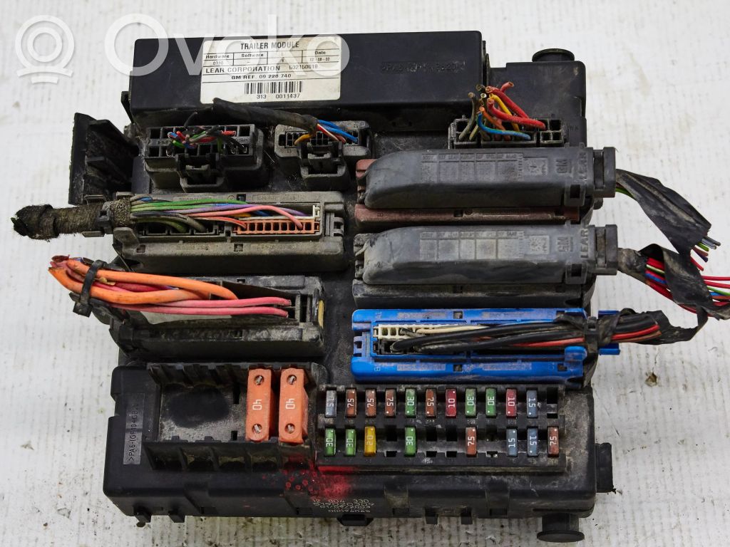Saab 9-3 Ver2 Блок предохранителей 