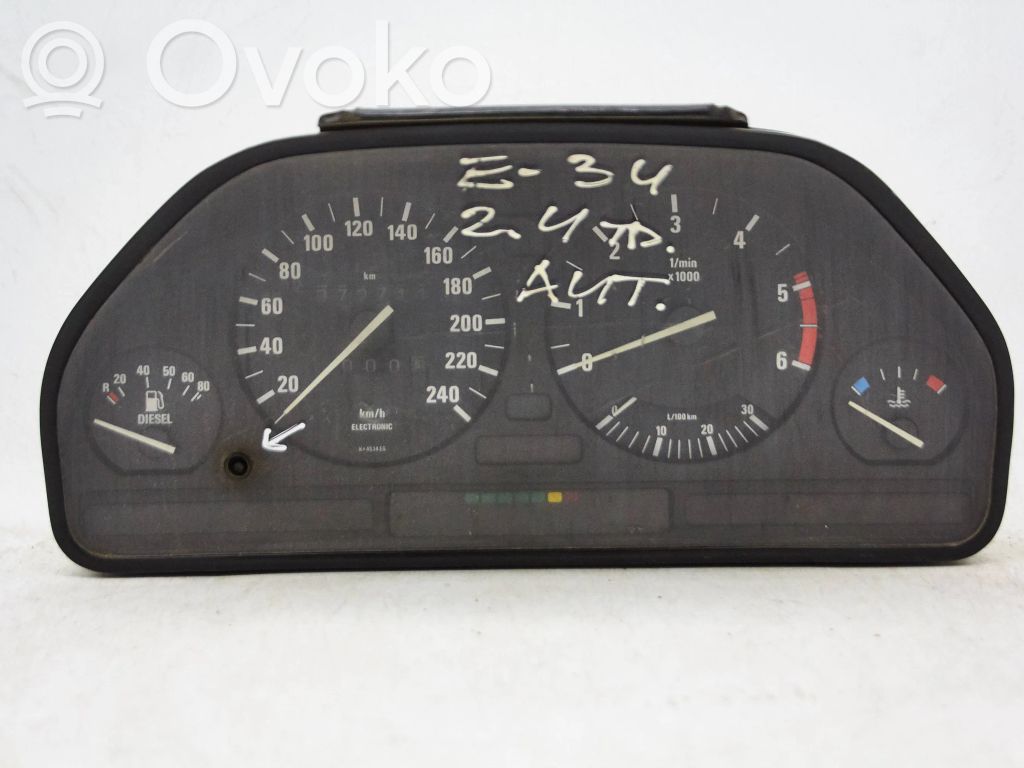BMW 5 E34 Speedometer (instrument cluster) 