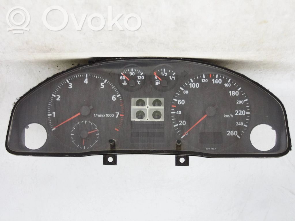 Audi A4 S4 B5 8D Speedometer (instrument cluster) 