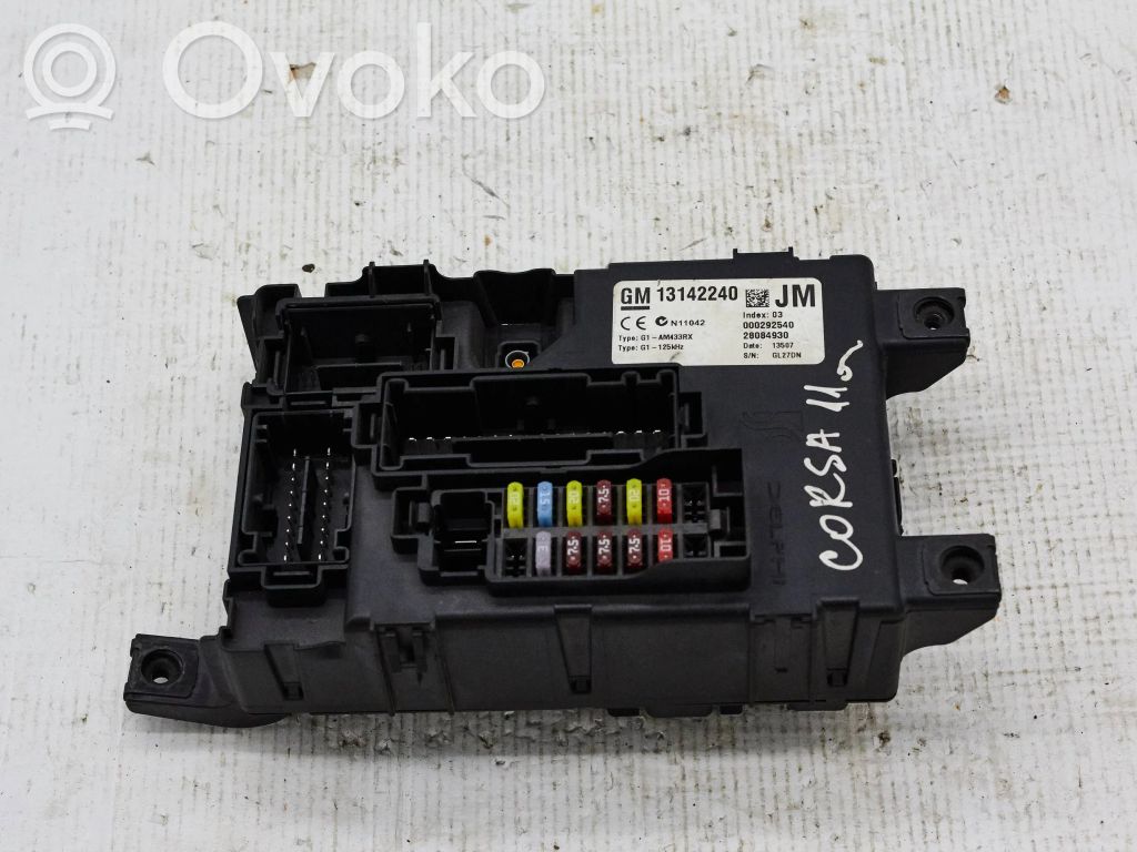 Opel Corsa D Module de fusibles 