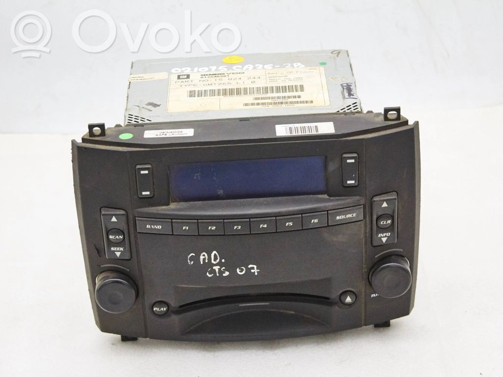Cadillac CTS Panel / Radioodtwarzacz CD/DVD/GPS 