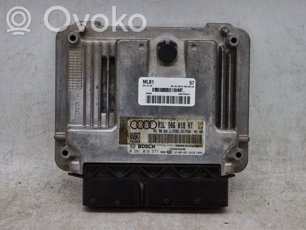 Engine control unit/module   03L906018HT,0281018577