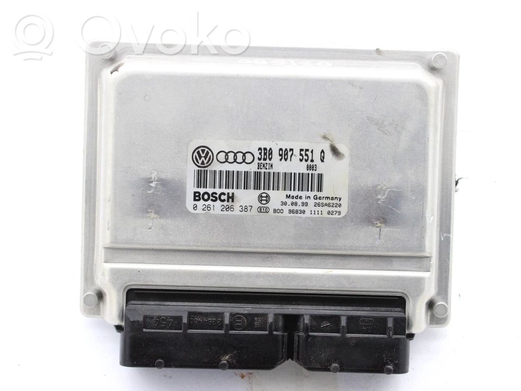 Engine control unit/module   3B0907551Q,0261206387,26SA6220