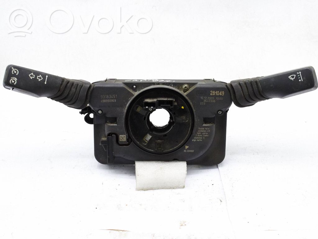 Opel Zafira B Wiper turn signal indicator stalk/switch 