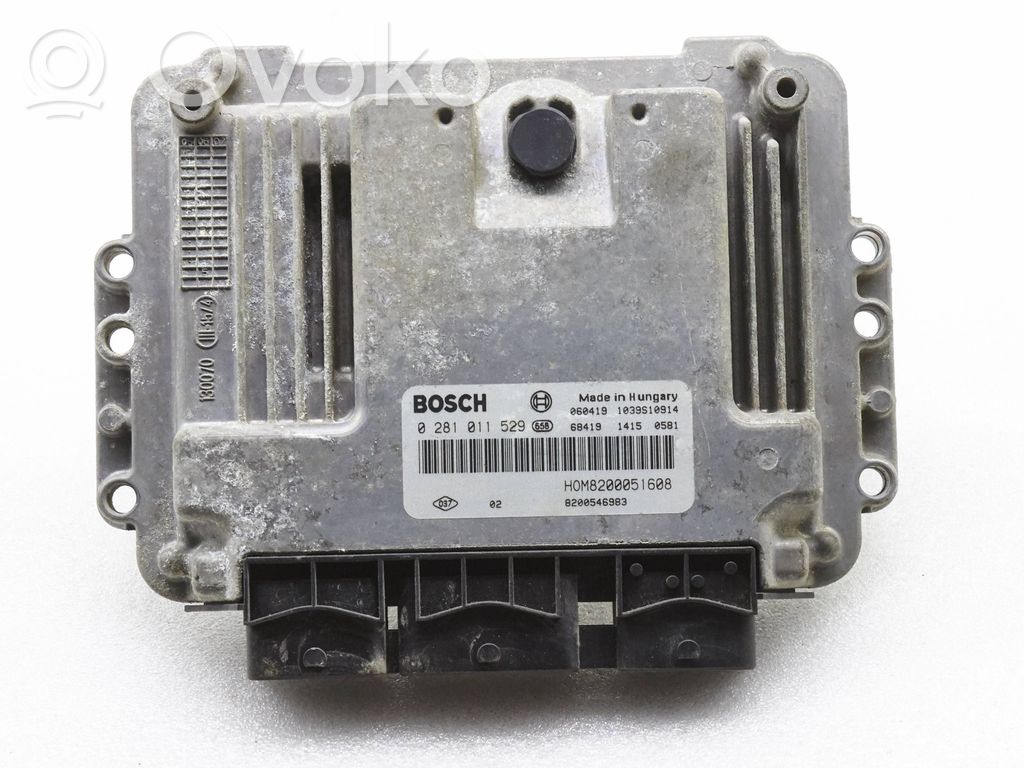 Engine control unit/module   0281011529,8200546983,1039S10914