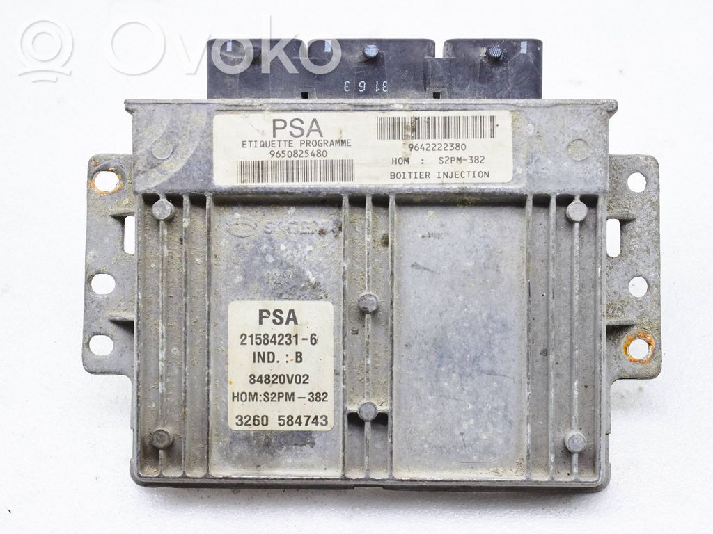 Citroen Berlingo Engine control unit/module 