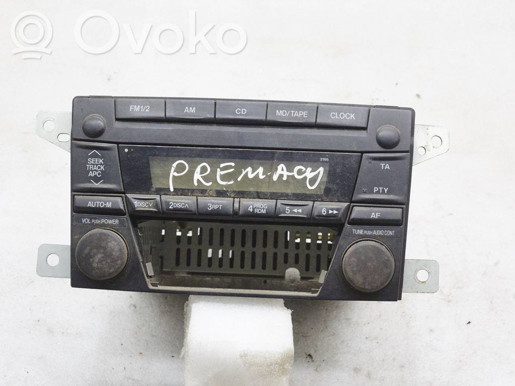 Mazda Premacy Radio / CD/DVD atskaņotājs / navigācija 
