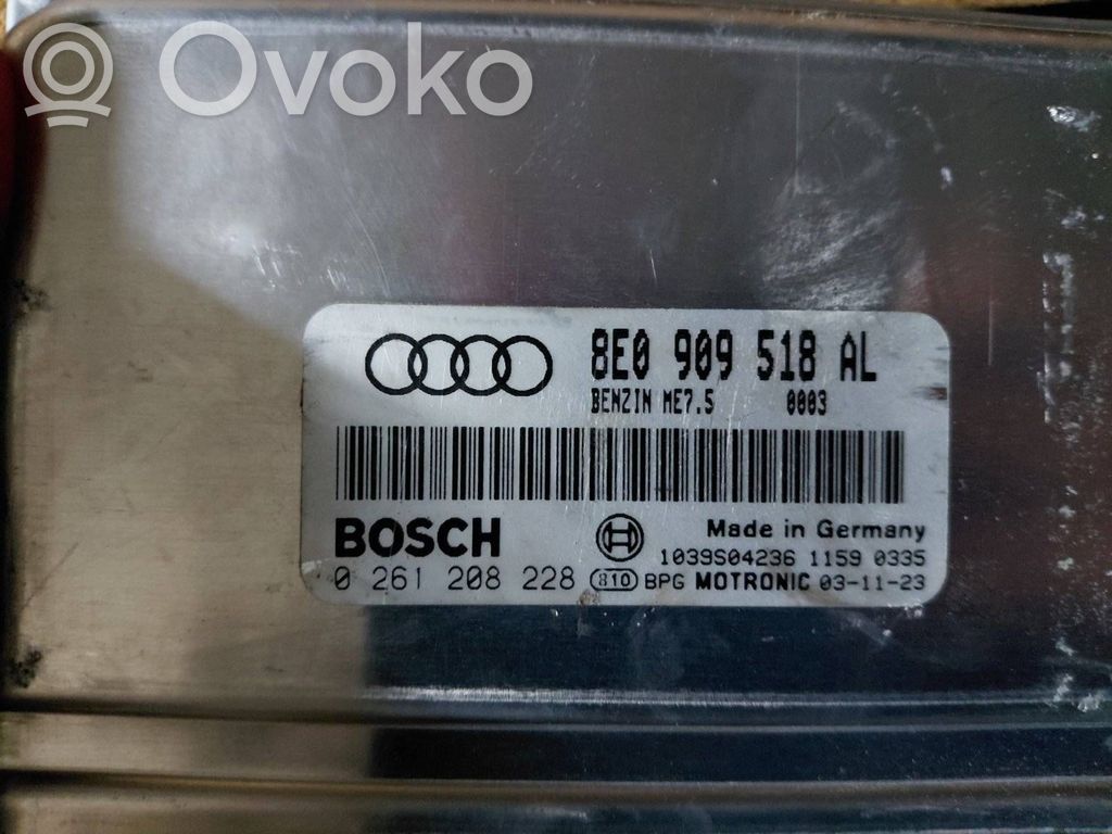 Audi A4 S4 B6 8E 8H Engine control unit/module 