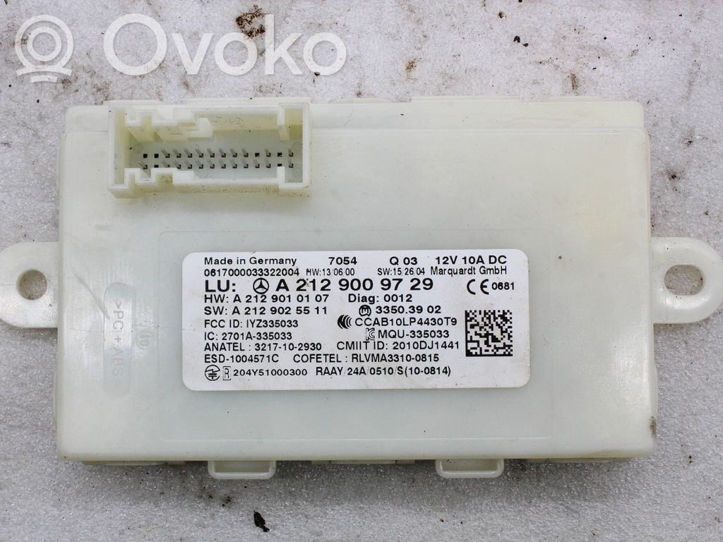 Mercedes-Benz GLE AMG (W166 - C292) Unitate/modul de control fără cheie (KESSY) 
