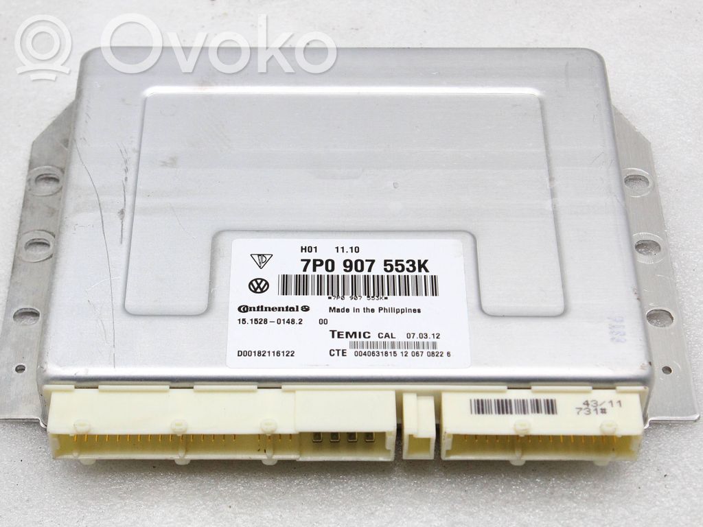 Volkswagen Touareg II Air suspension control unit module (rear) 