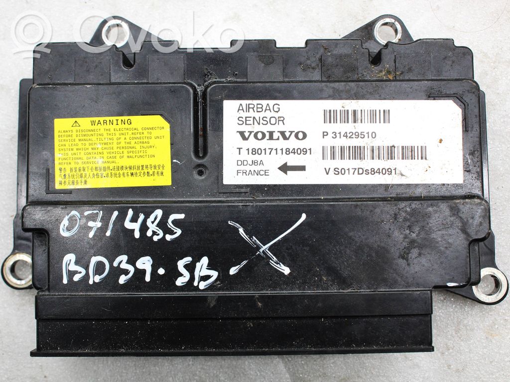 Volvo V40 Airbag control unit/module 