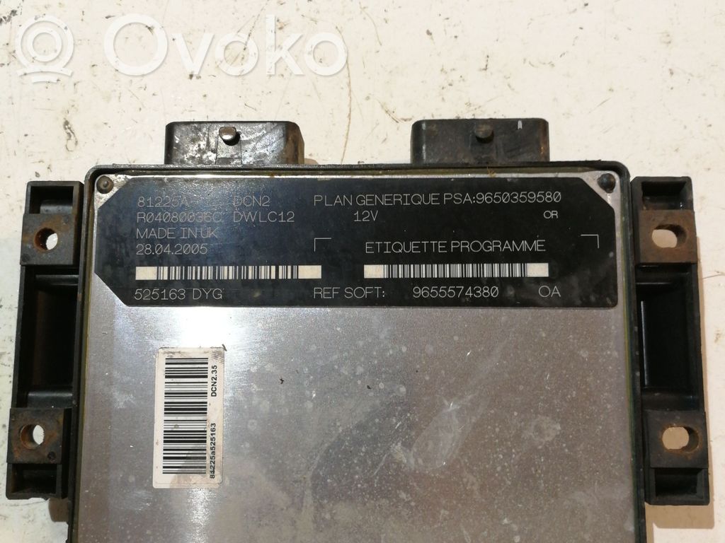 Peugeot Partner Engine control unit/module 