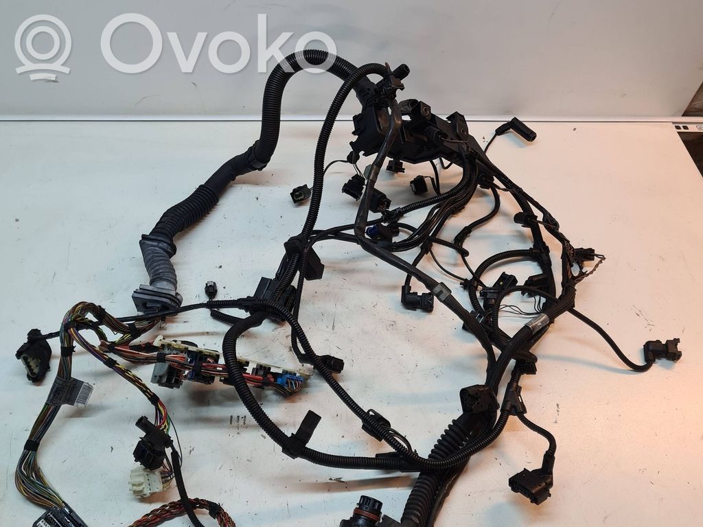 BMW 5 E60 E61 Motorkabelbaum Leitungssatz 
