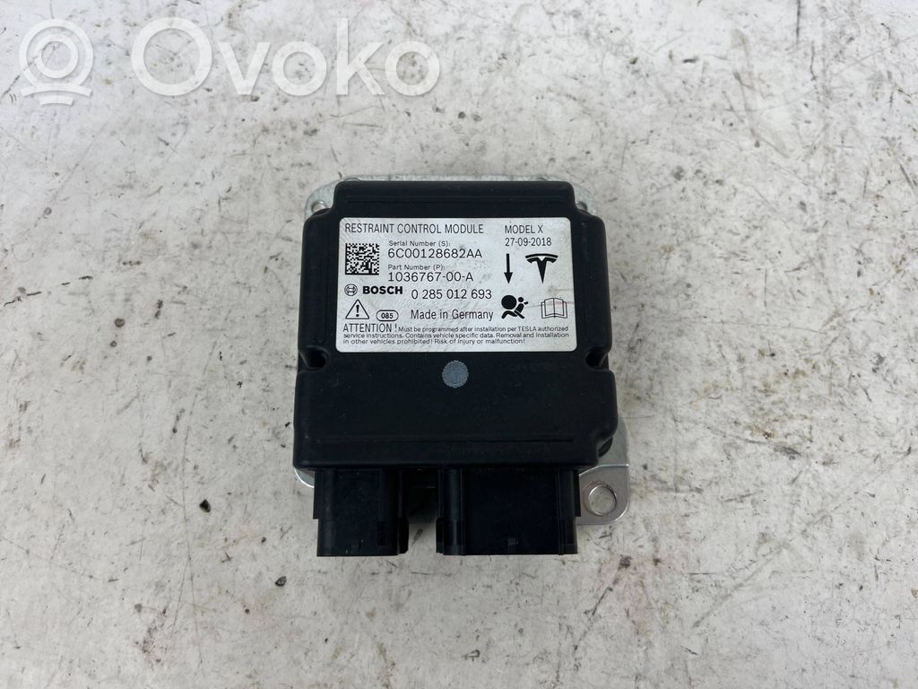 Tesla Model X Airbag control unit/module 
