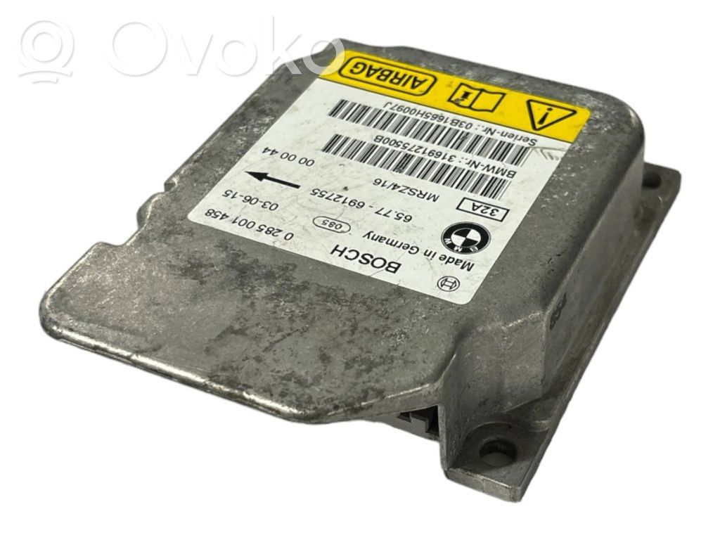 Airbag control unit/module   65776912755,31691275500B,0285001458