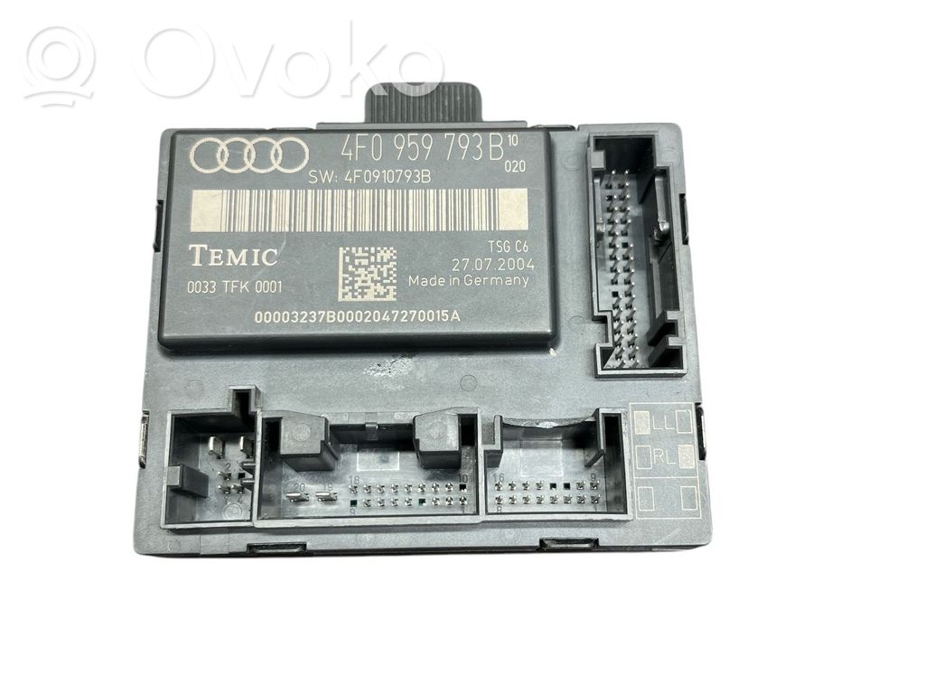 Unité de commande module de porte   4F0959793B