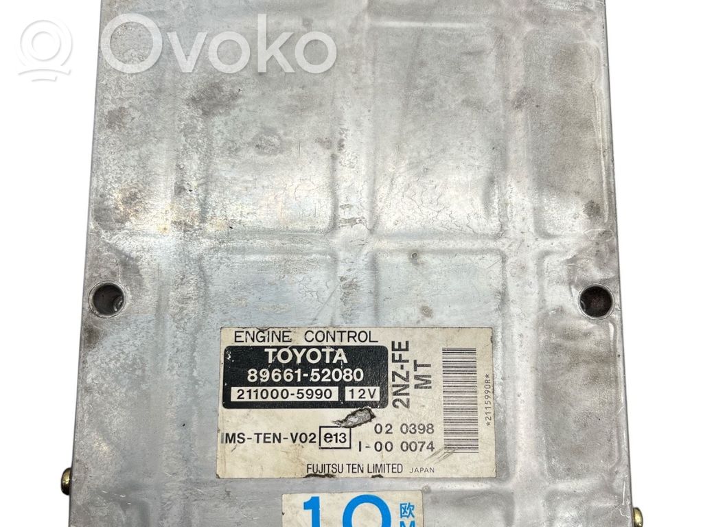 Toyota Yaris Engine control unit/module 