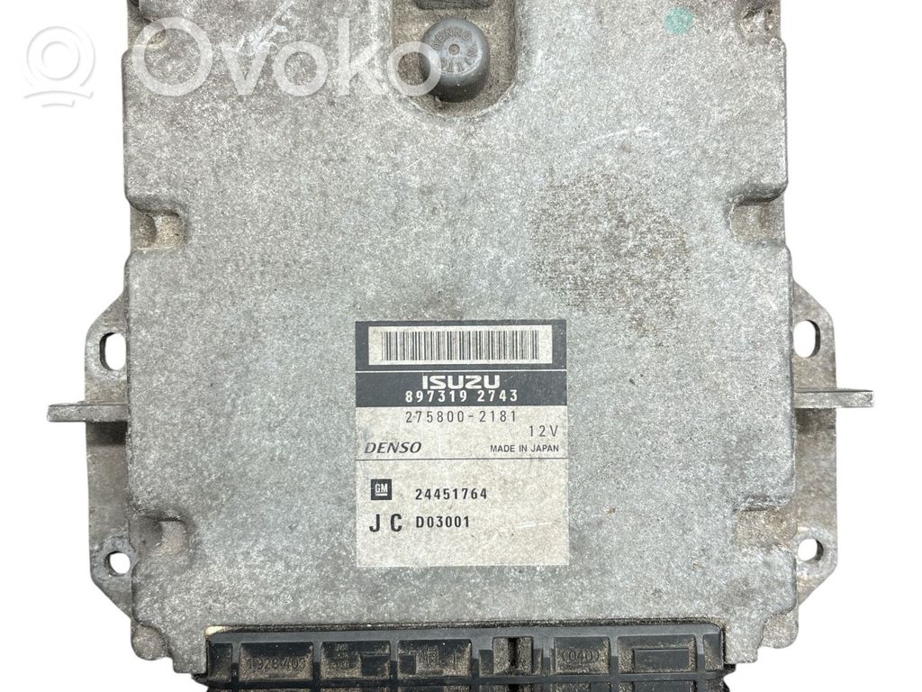 Opel Vectra C Engine control unit/module 