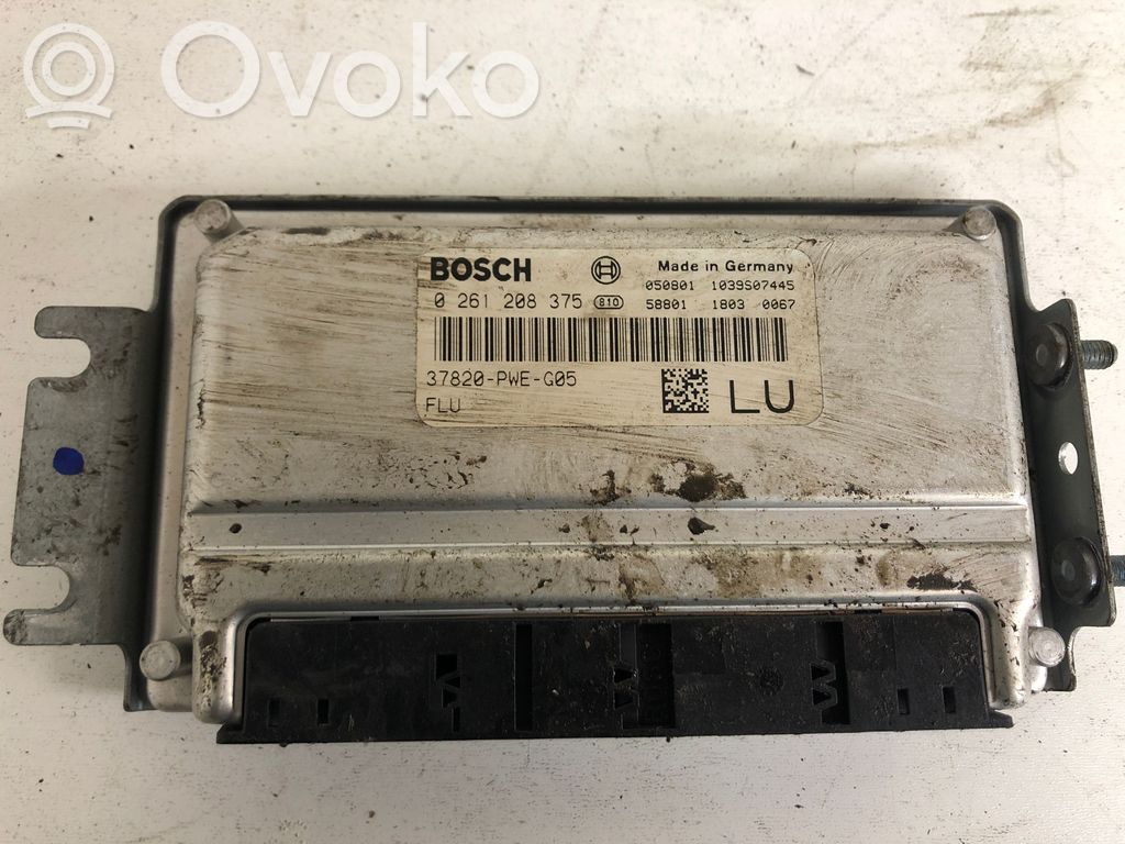 Honda Jazz Engine control unit/module 